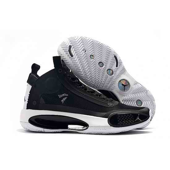 Air Jordan XXXIV Men Basketball Sneakers Black White